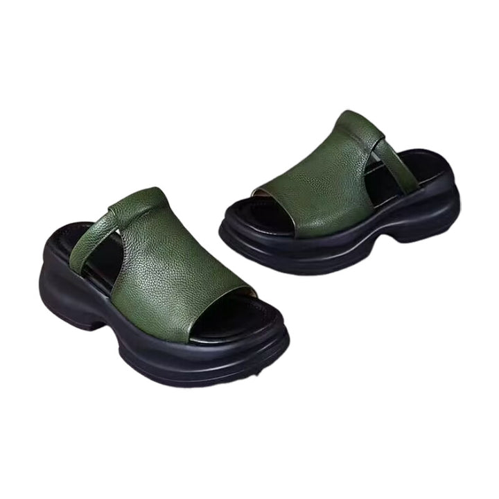 Dame komfort-sandaler med moderne remdesign og ergonomisk dæmpning Stilla