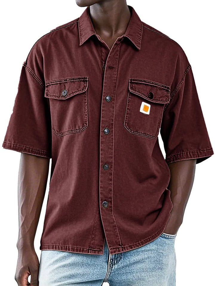 Herrer Kortærmet Utility-Shirt Stilla