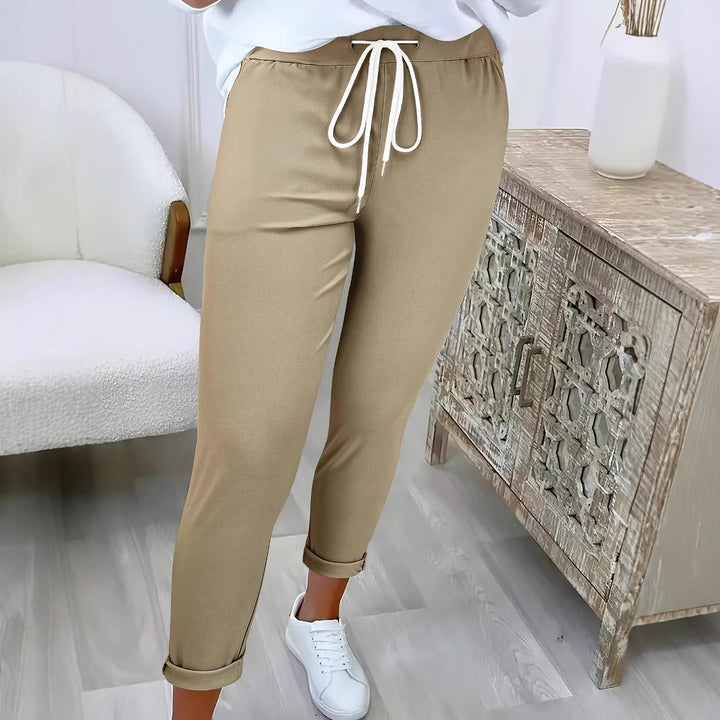 Dame fritids joggingbukser med elastisk talje Stilla