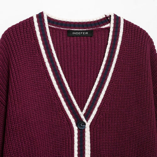 Femme Vaffelstrik-Cardigan Stilla