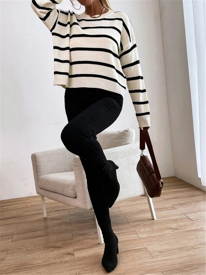 Stilla | Overdimensioneret Stribet Sweater