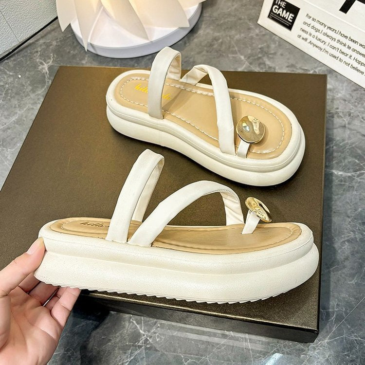 Dame stilfulde sandaler med elegant remdesign og moderne accent Stilla