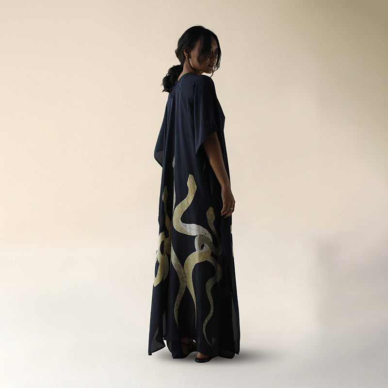 Dame stilfuld Kaftan kjole Stilla