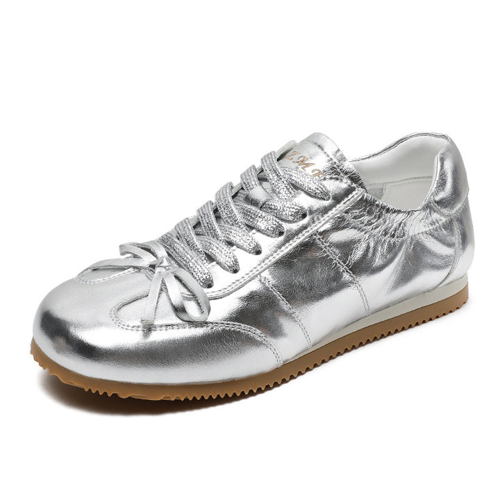 Dame Luxe Metallic Fashion Sneakers Stilla