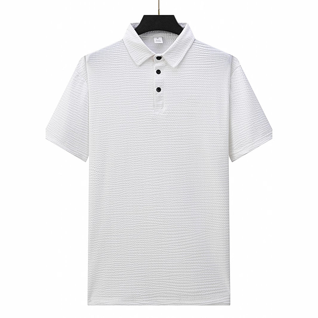Herre struktureret Performance Polo Stilla