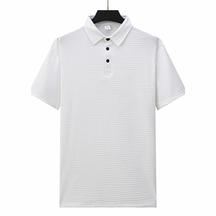 Herre struktureret Performance Polo Stilla
