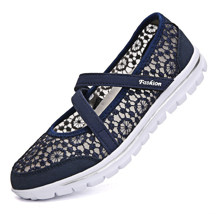Dame Elegante Spids Slip-On Sneakers med støttende Strop Stilla