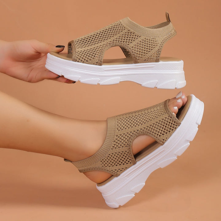Dame Åndbare Sandaler med fleksibel Sål og sporty Design Stilla