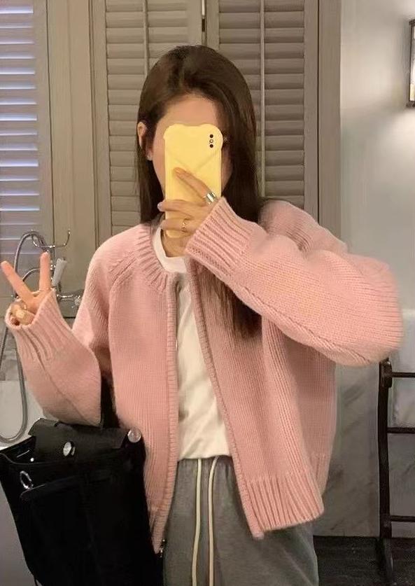 Dame Cozy Cardigan med Rund Hals Stilla