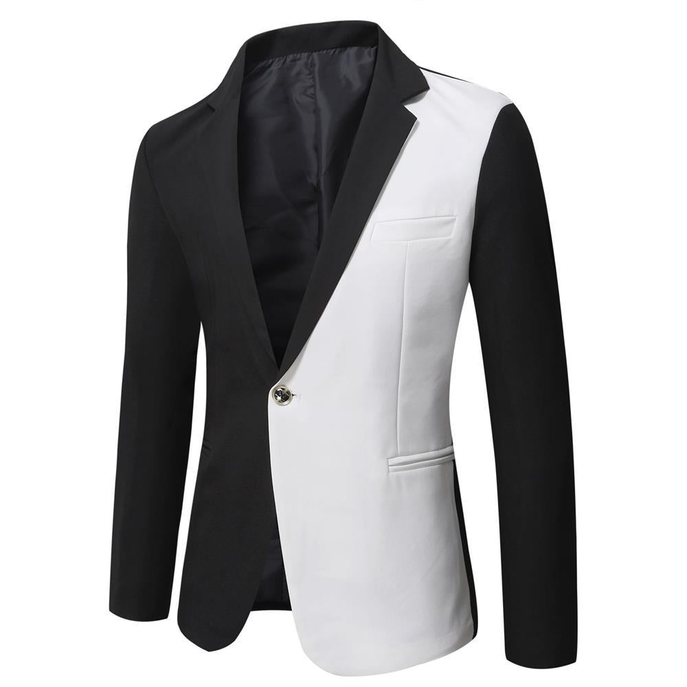 Herrer Dual-Tone Mål Blazer Stilla