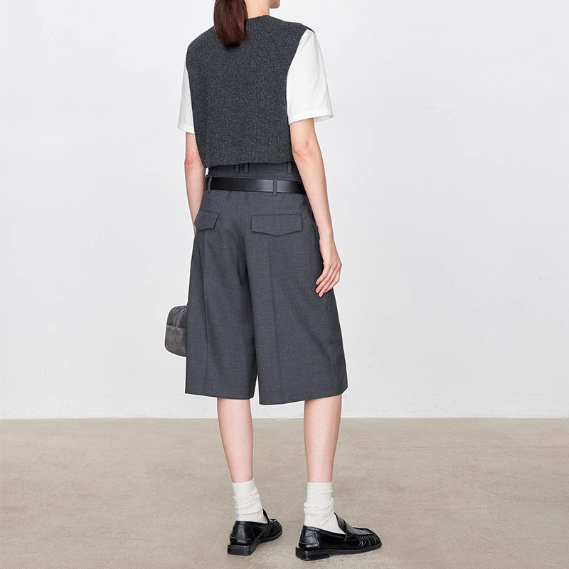 Damer fashionable og casual kort jakke med løs pasform Stilla