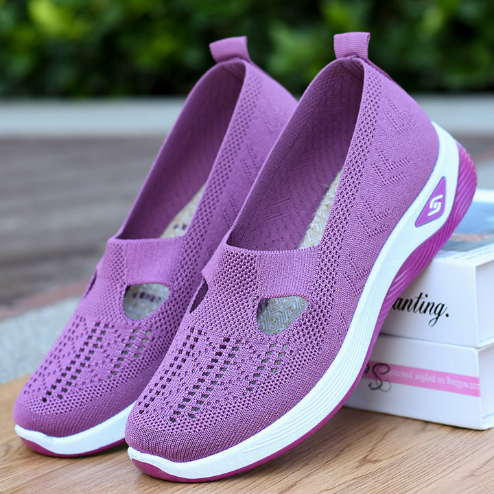 Femme Letvægts Åndbare Slipper Sneakers med Udsnit-Design Stilla