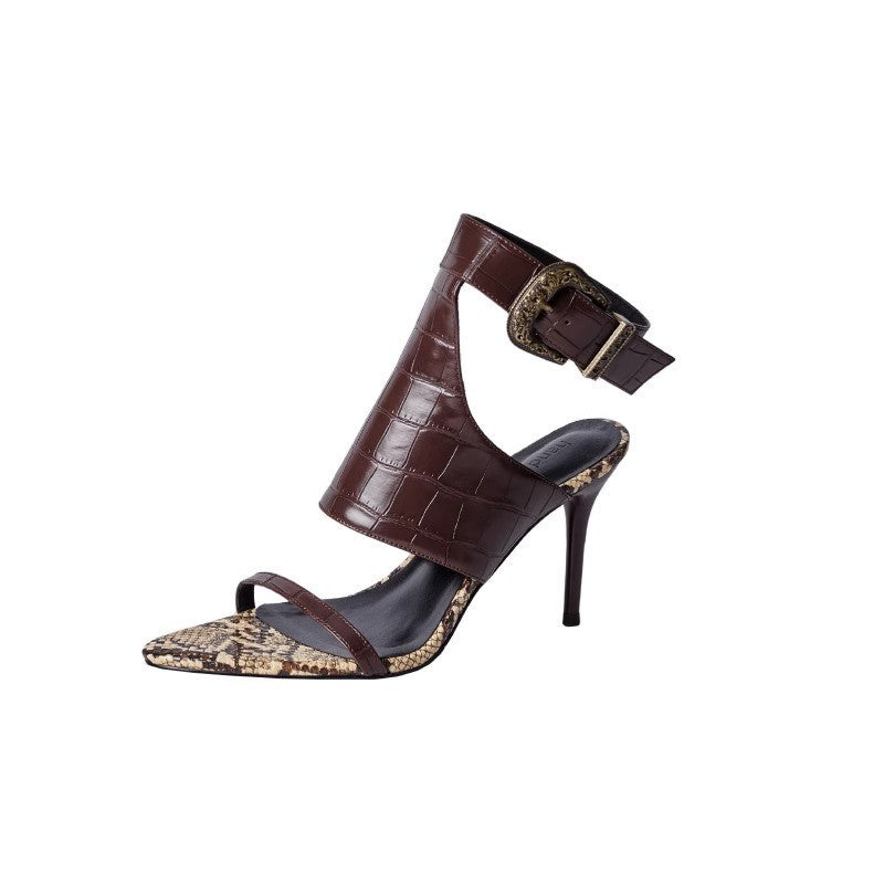 Femme Stropper Hæle Sandaler Stilla