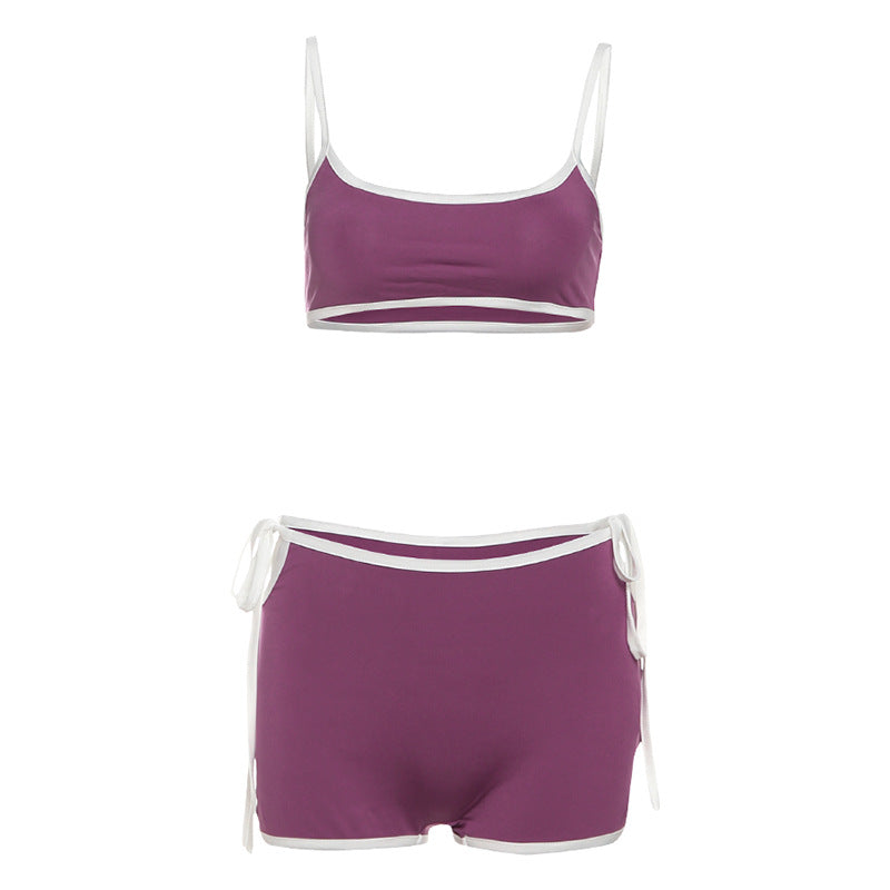 Dame Sporty bikini sæt med justerbare stropper og materialer af høj kvalitet Skovae