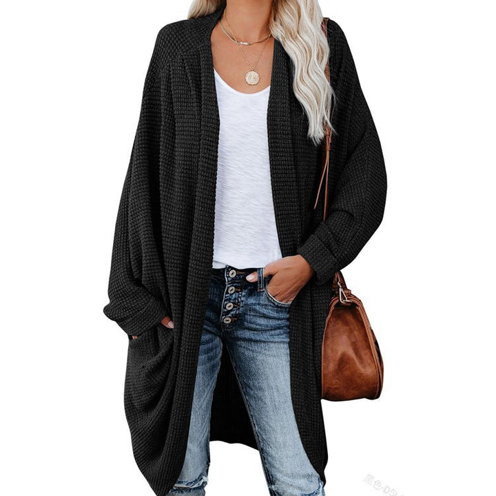 Dame hyggelig strikjakke med oversized snit Stilla