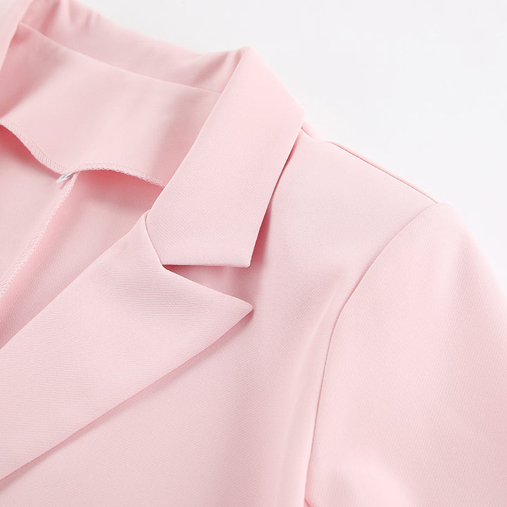 Dame moderigtigt blazer-sæt med elegant silhuet og smart detalje Stilla