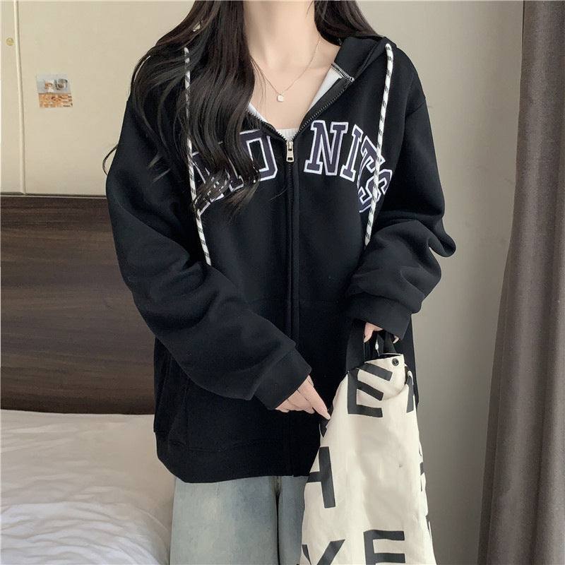 Femme Lynlås Behagelig Pullover med Stilfulde Snore Stilla