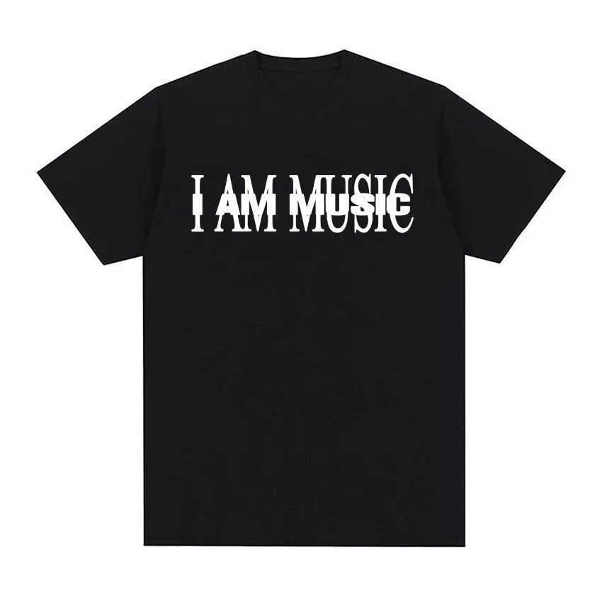 Dame T-Shirt med moderne typografi-tryk Skovae