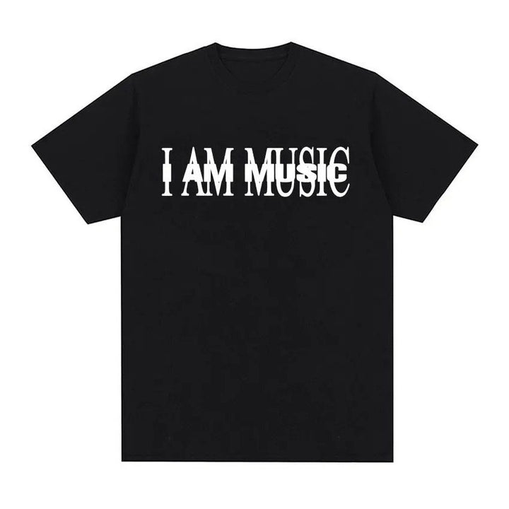 Dame T-Shirt med moderne typografi-tryk Skovae