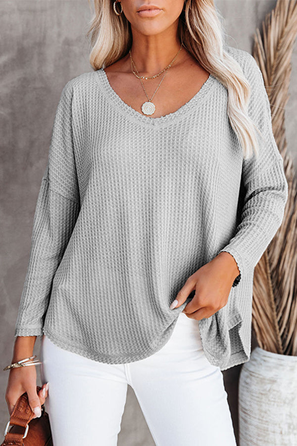 Stilla | Between Us Termisk Vaffelstrik Top
