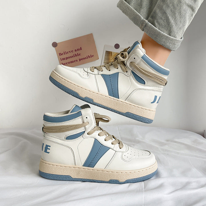 Dame High-Top Sneakers med åndbart overmateriale og dæmpende sål Stilla
