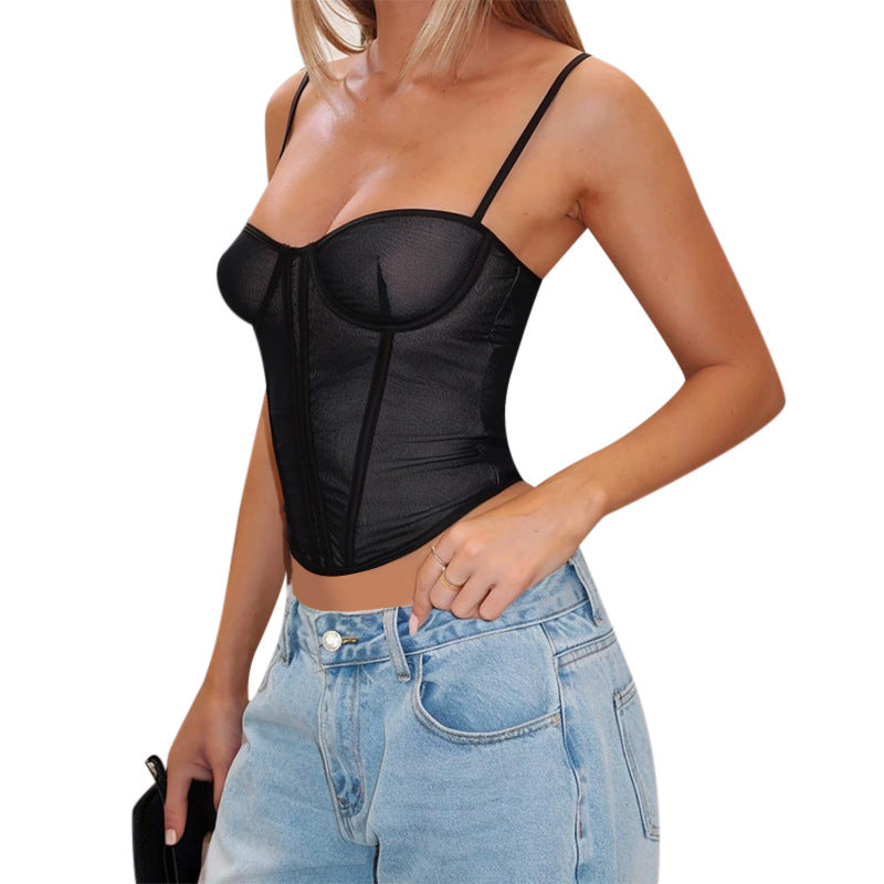 Dame Struktureret Korset-top Stilla 1751522375