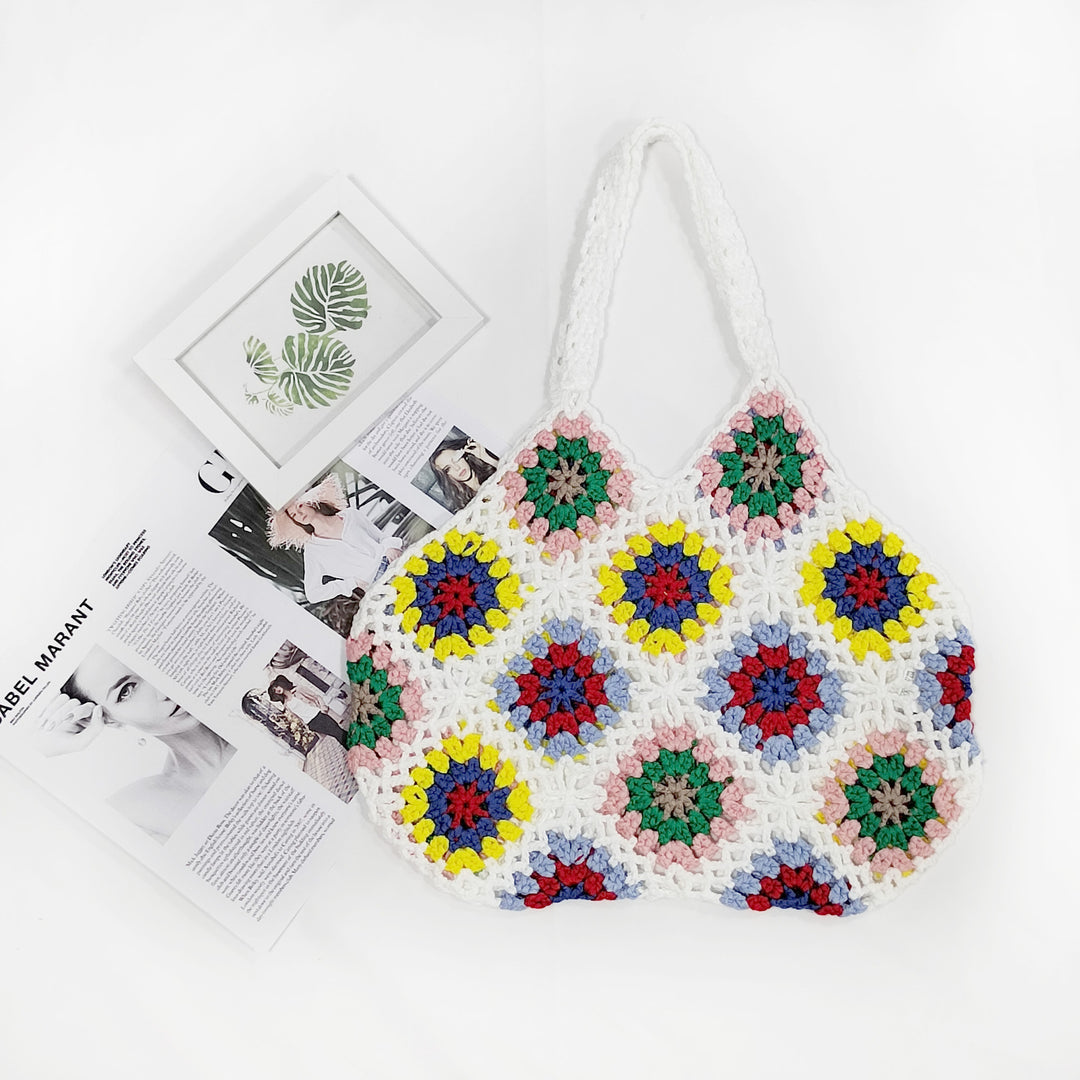 Dame strikketaske i kreativ retro-design Stilla