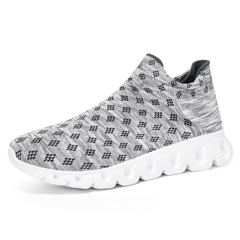 Herrer Slip-On Stretch Strik Performance Sneakers Stilla