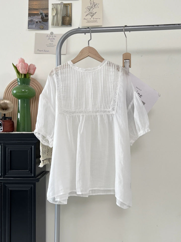 Femme Bohemian Chic Faltenbluse Stilla