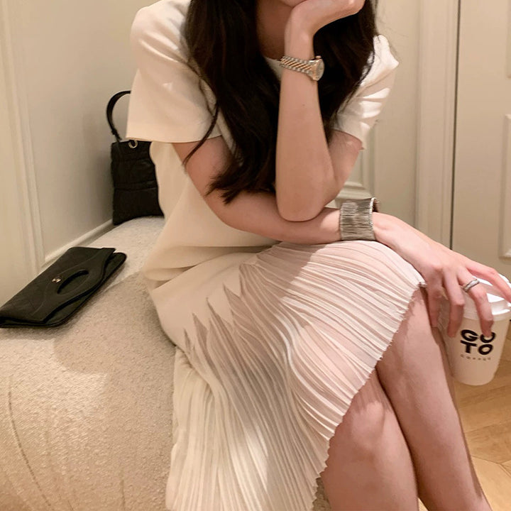 Damebluse med frynse detaljer og elegant snit Stilla