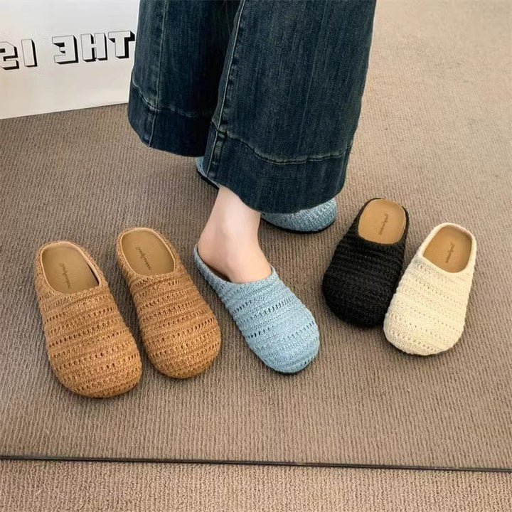 Dame Clogs med åndbart vævdesign og komfortabelt fodseng Stilla