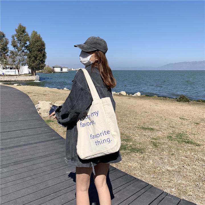 Damer Oversize Denim Jakke Stilla