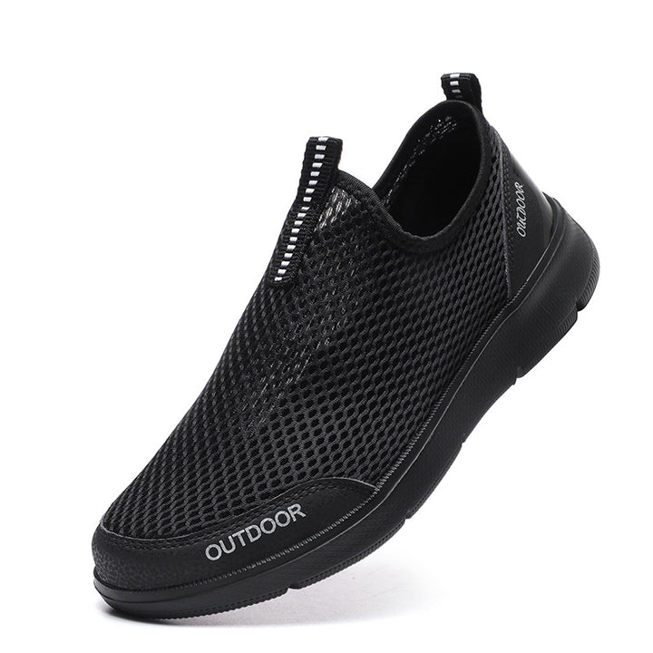Herrer åndbare Outdoor Slip-On Sneakers Stilla