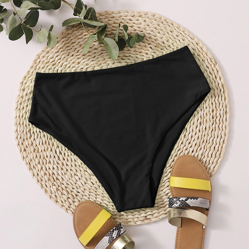Dame Højskåret Bikini-Bund med elegant Talje Skovae