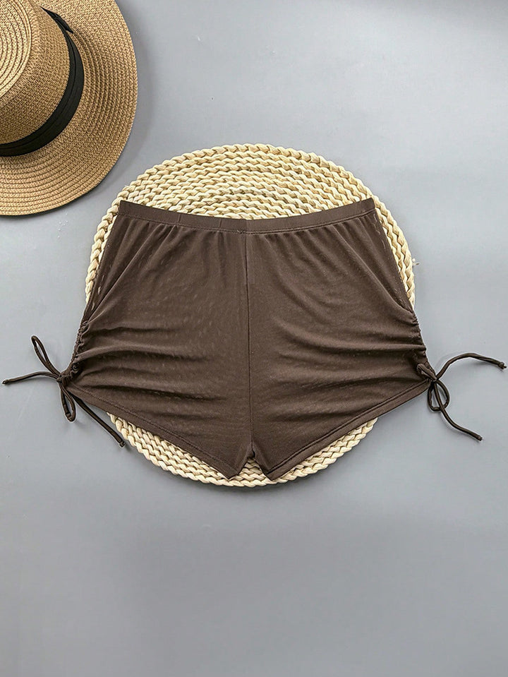 Damer Sporty Badebukser med justerbare sidesnore Skovae