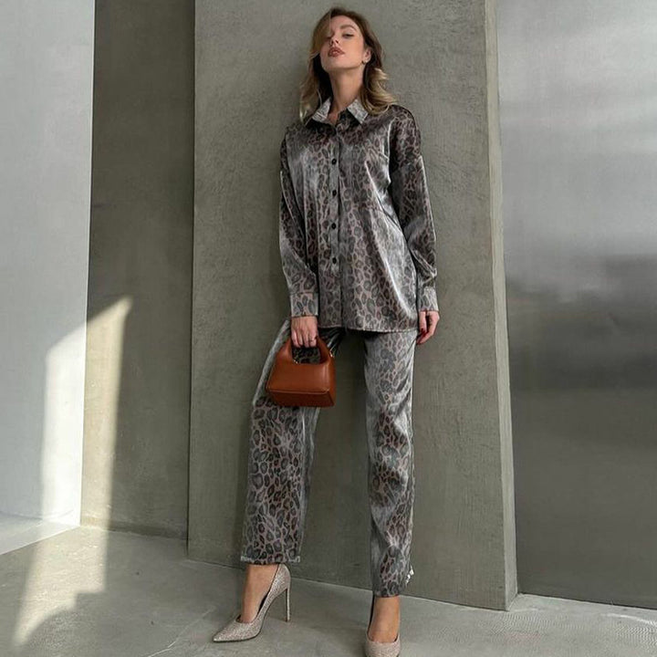 Dame Satin Pyjamasæt Stilla