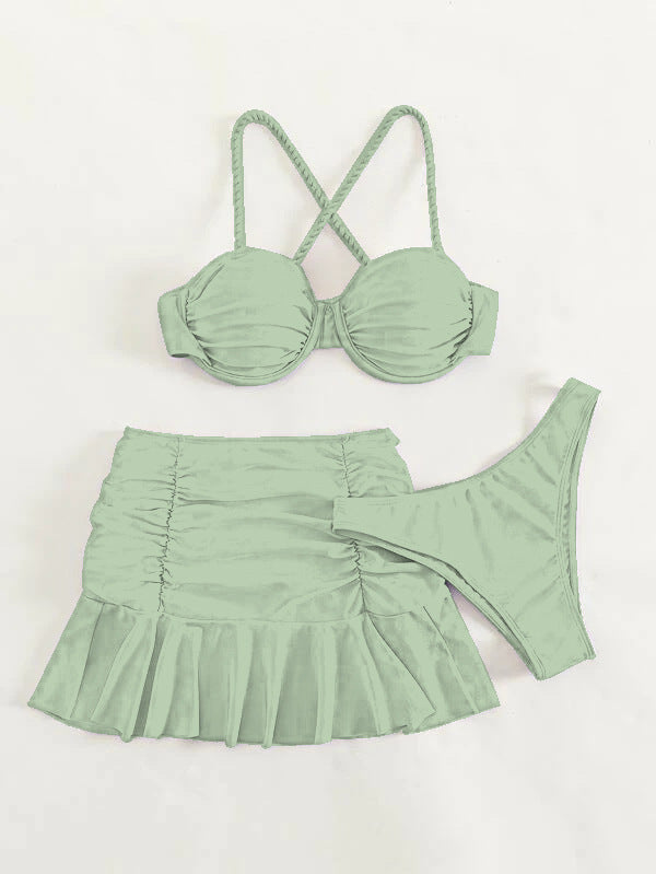 Frue Rüschenschwimmuniform med bøjle-BH Stilla