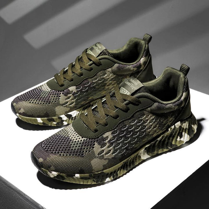 Herrer Stilfulde Camo Sport Sneakers Stilla