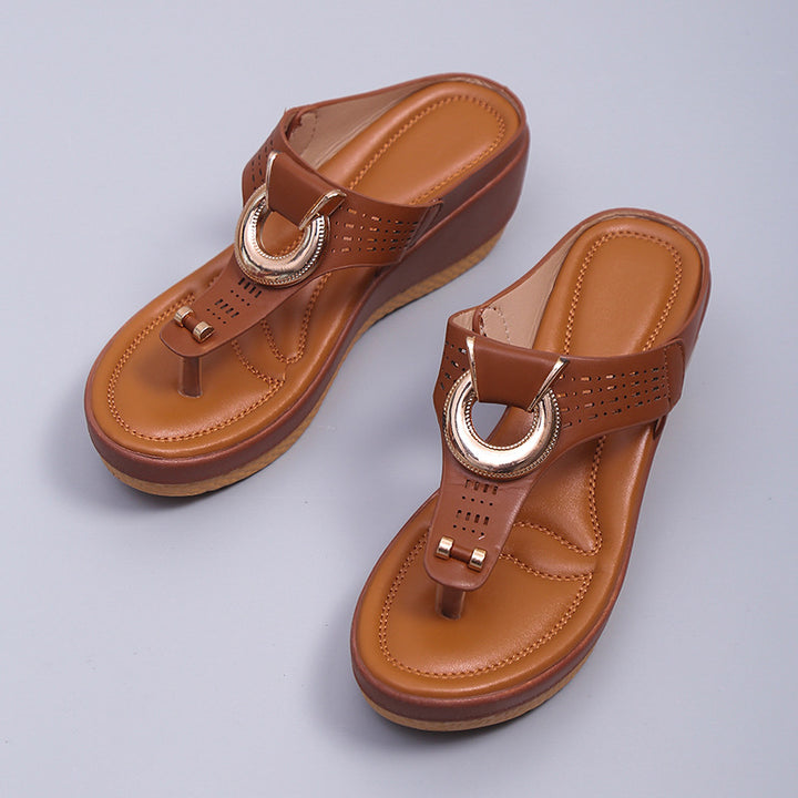 Dame Mode Keil Sandaler Stilla