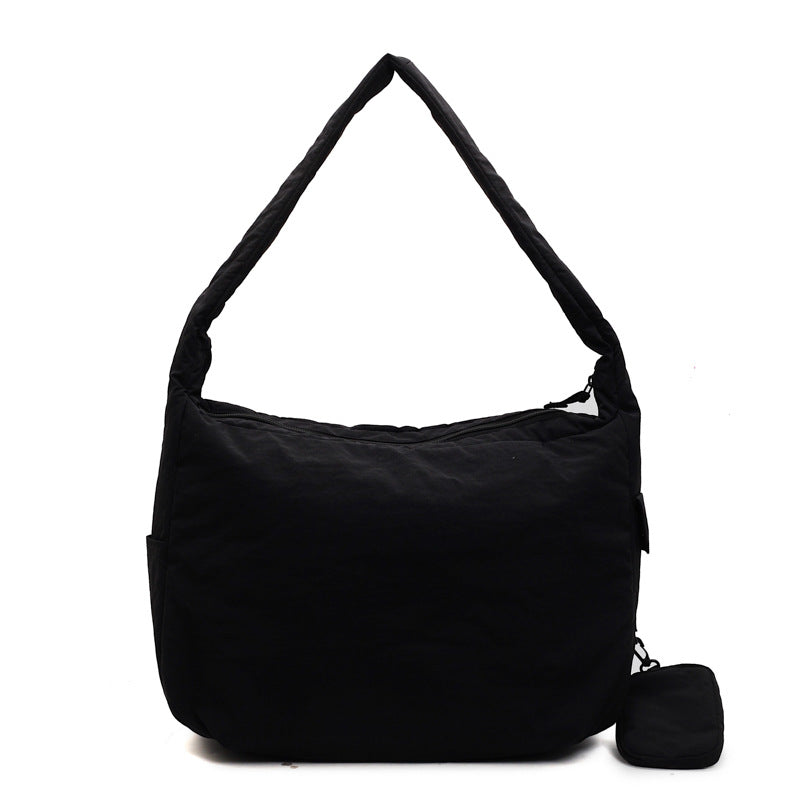 Femme Casual Blødt Stof Hobo Bag Stilla