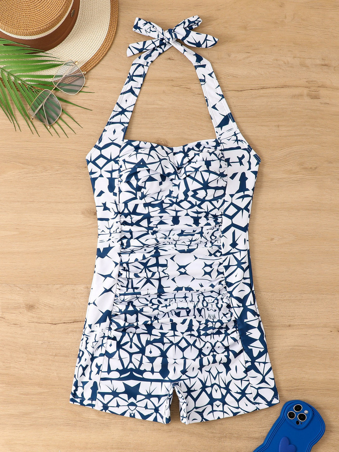 Dame Tankini med moderne indpakningsdesign og afslappet shorts-variant Stilla