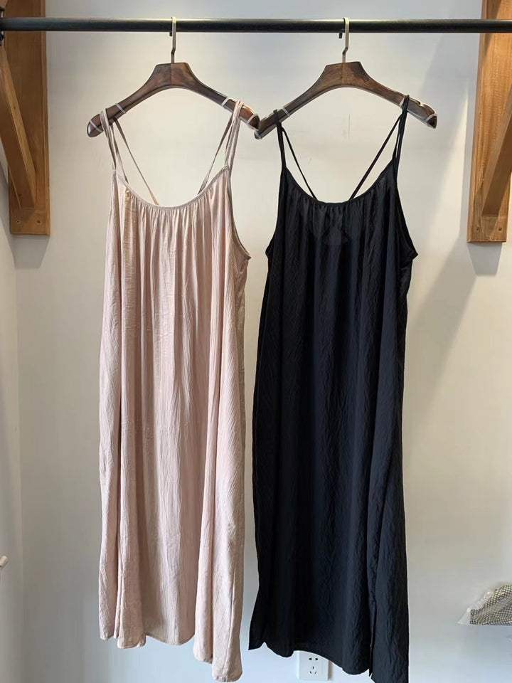 Femme Justerbar Slip-Maxikjole Stilla