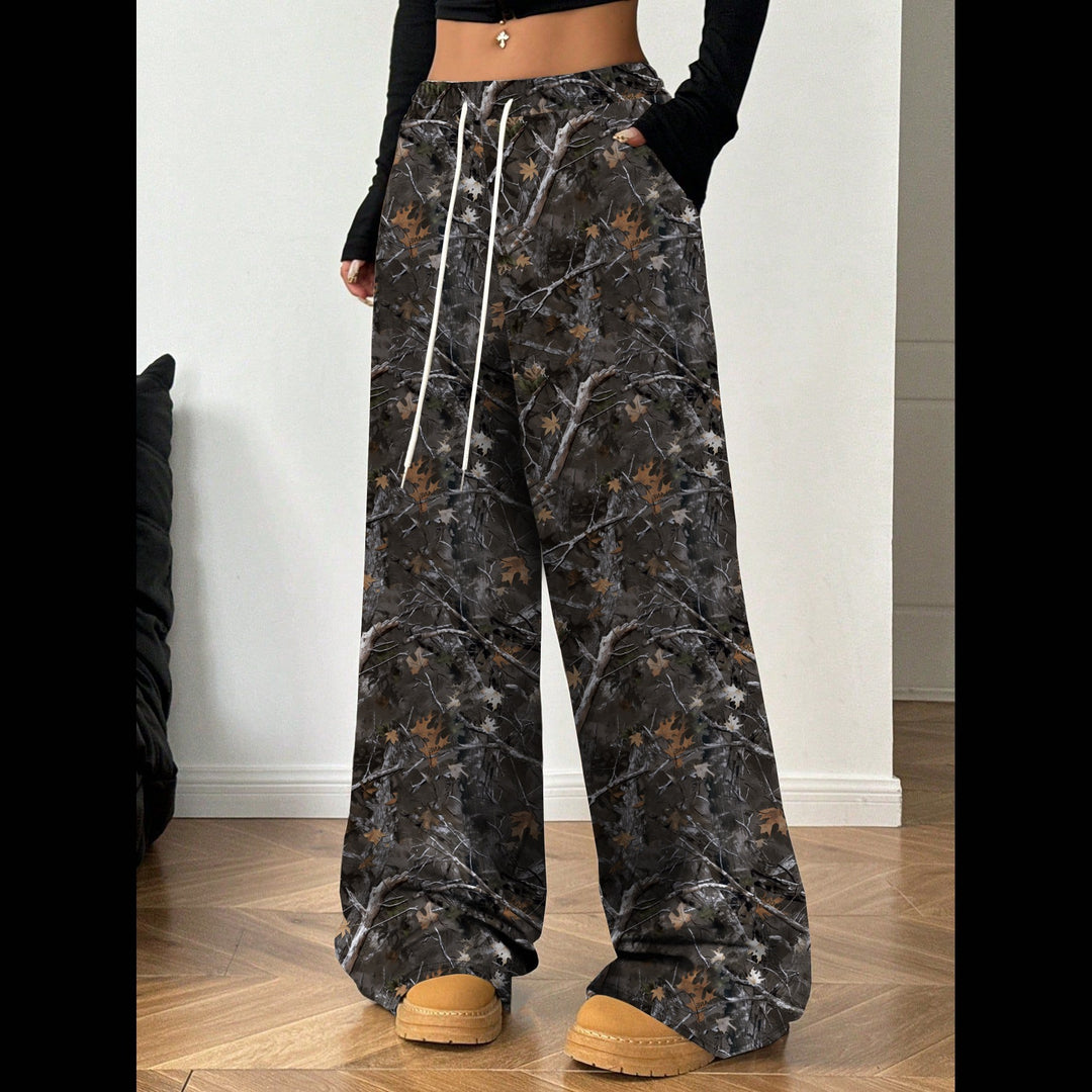 Dame Cargo-bukser i moderne camouflage-stil Stilla