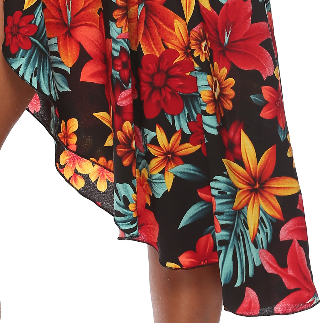 Kvinder Floral Print Kaftan Kjole Stilla