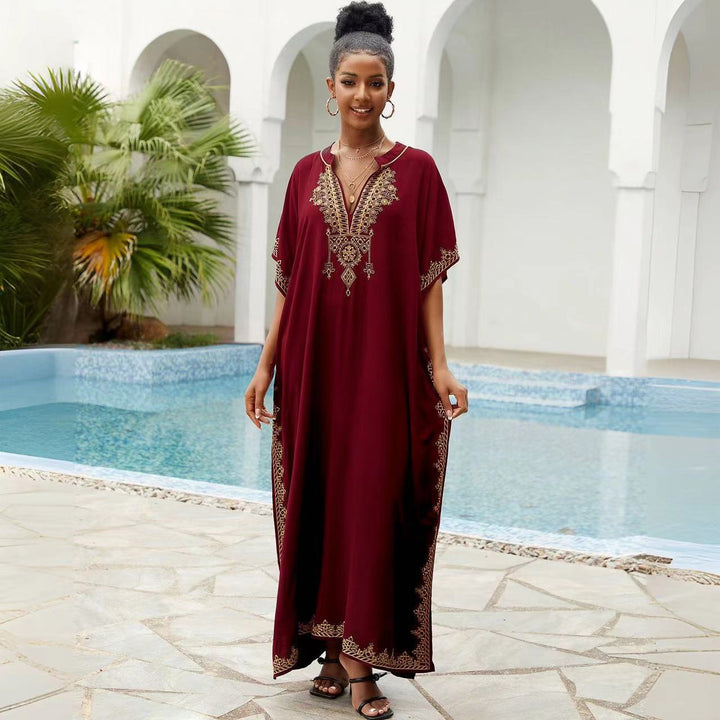 Dame Kaftan med filigran Boho-mønster Stilla