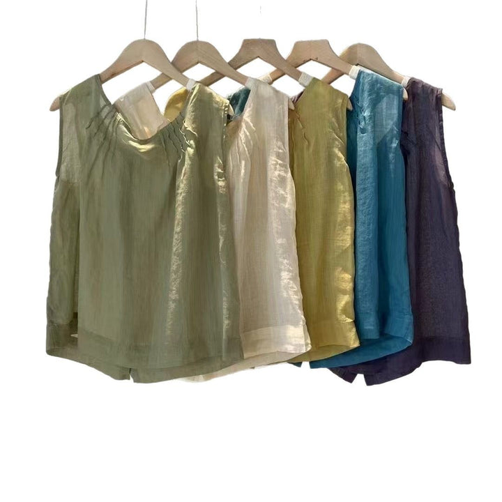 Femme Soft Linen Tank Top Stilla