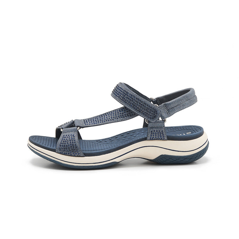 Dame komfortable sandaler med åndbare stropper Stilla