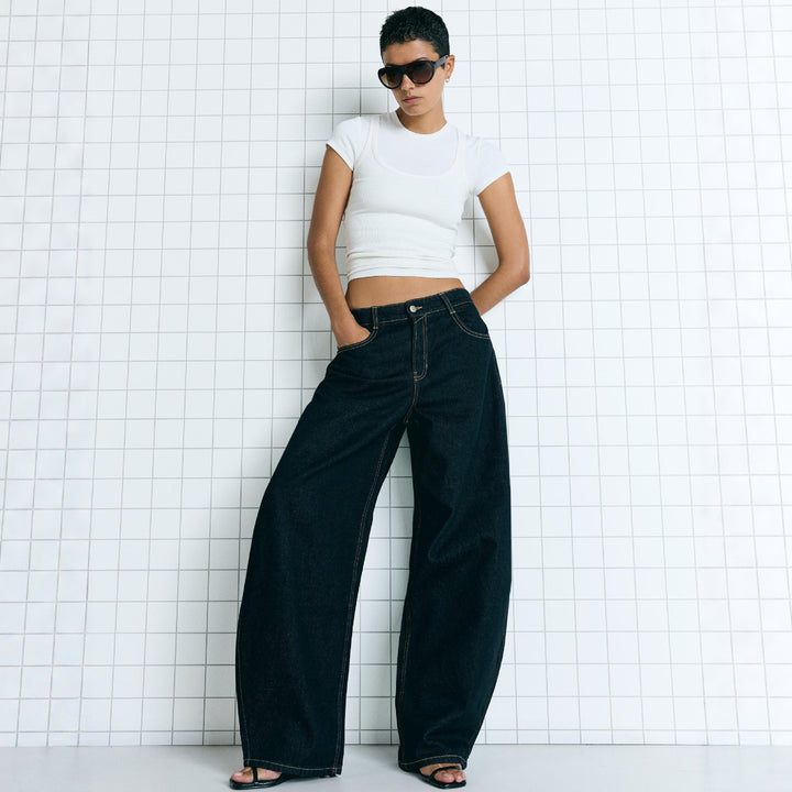 Dame Oversized Jeansjakke Skovae