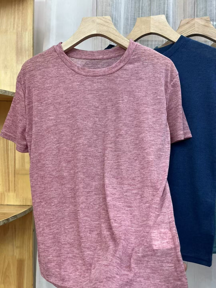 Femme Klassisk Rundhals-T-Shirt Stilla