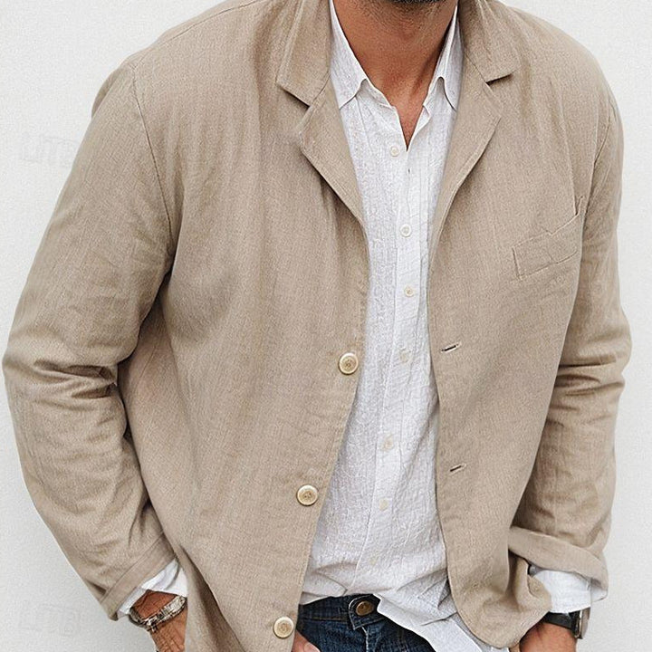 Herre elegant linnedjakke i casual-stil Stilla